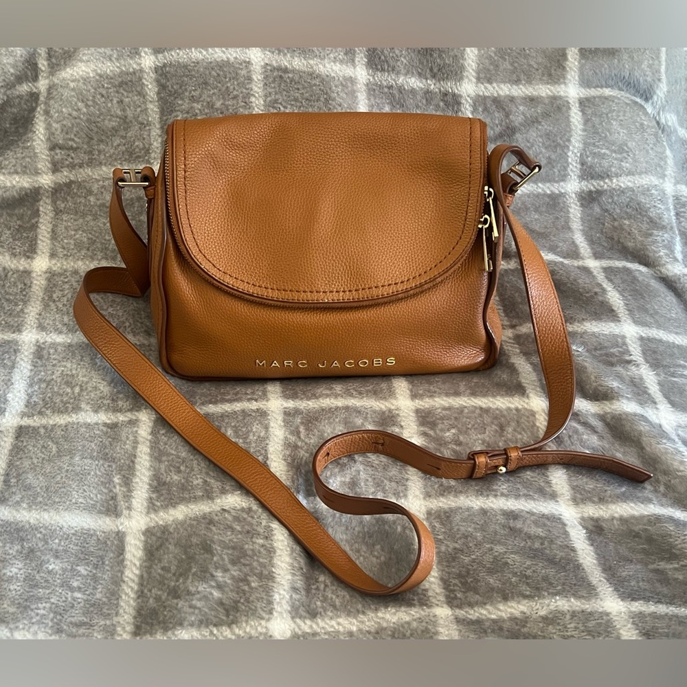 Marc Jacobs Tan Leather Crossbody Bag